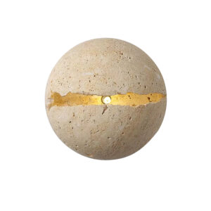 Wabi Sabi Creative Travertine Wall Light Living Room Homestay Hotel Corridor Staircase Natural Stone Decor Sconce SSM-2231 image 1