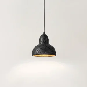New Sabi Wabi Creative Personality Black Restaurant Cafe KTV Atmosphere Chandelier Home Room Decoration LED Stone Pendant Lamp SSM-2032 image 1