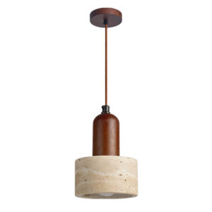 Cavity Stone Hanging Light Japanese Style Wabi sabi Kitchen Island for Restaurant Nordic Rustic Ceiling Chandelier SSM-2057 image 1