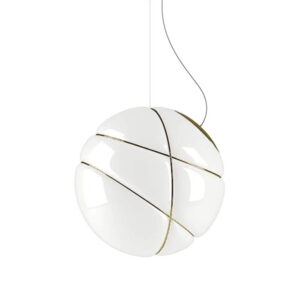 Modern Italian designer football glass pendant light creative living room hotel bedroom bar restaurant art light SSM-3036-01 image 1