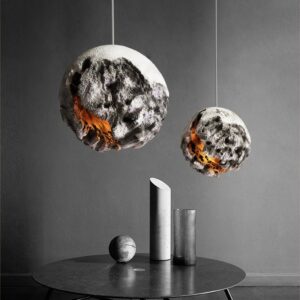 Modern Irregular Planet Shape Resin Chandelier for Living Room Adjustable HeightDecoration SSM-9745 image 1