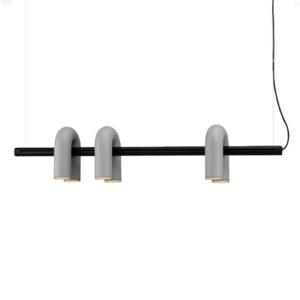 Nordic Creative Simple Style LED 3U Horizontal bar Design Suspension Hanging Light for Dining Table Restaurant Meeting Room SSM-8093-01 image 1