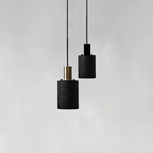 Modern Creative Personality Black Color Cave Stone Atmosphere Small Droplight Coffee Shop Home Stay Decoration Pendent Lamp SSM-2042 image 1
