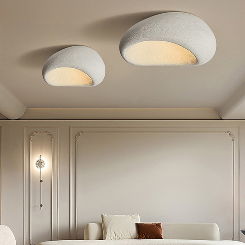 Nordic Minimalist Wabi Sabi Style Led Ceiling Lamps Chandelier Lustre Living Room Dining Room Home Decor Bedroom Lights Fixture