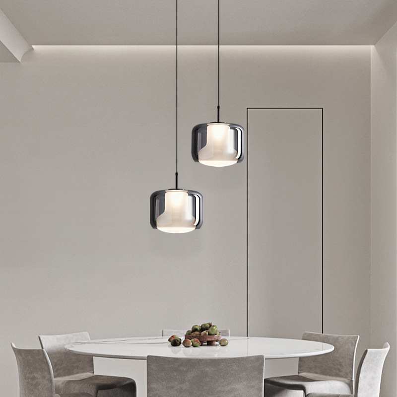 Globe Industrial Decor Led Lighting Fixtures Kitchen Restaurant Nordic Modern Hanging Glass Small Pendant Light