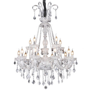 European luxury crystal chandelier modern home living room bedroom transparent glass crystal lamp banquet hall hotel pendant lam SSM-9057 image 1