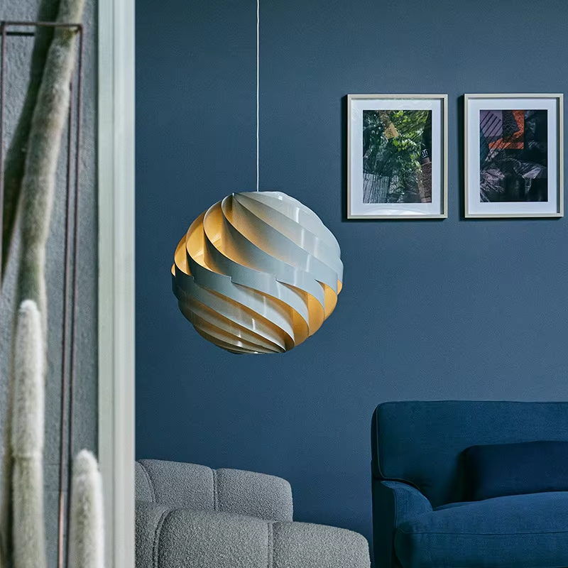 White Minimalist Industrial Wind Lamp Modern Creative Art Dining Room Living Room Bedroom Chandelier