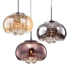 Globe Decor Led Lighting Fixtures Kitchen Restaurant Nordic Modern Hanging Glass Chandelier Pendant Light SSM-9709 image 1