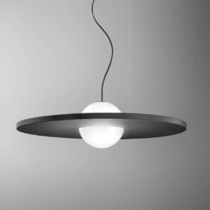 Modern Minimalist UFO Chandelier Metal Body Acrylic Lampshade Disc Art Pendant Light for Bar Lobbie Living Room Restaurant Hall SSM-3029 image 1