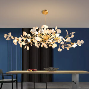 High Quality Ceramic Petal Indoor Decor Living Dining Room Villa Hotel Home Modern Luxury Chandelier SSM-9921 image 1