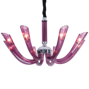 Europea modern chandelier simple home living room bedroom decorative lighting purple luster store shopping mall pendant lamp SSM-9123 image 1