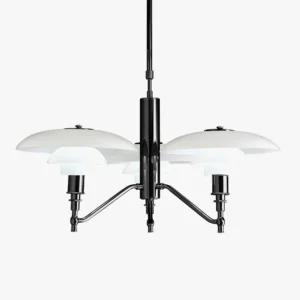 Mid century Modern Design Luxurious Milk Glass Shade Bathroom Kitchen Chandelier SSM-9716 image 1