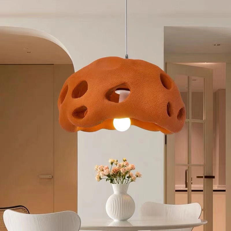 Modern Nordic LED Wabi Sabi Chandelier for Indoor Home Bedroom Living Room Dining Room and Bar with 3000K Color Temperature