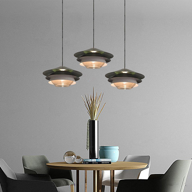 Vintage Iron Metal Pendant Light Ceiling Lamp Dining Room Restaurant Pendant Single Light Drop Shipping Farmhouse Design