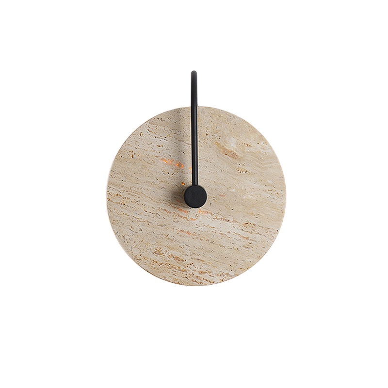 Nordic Natural Stone Wall Light Bedside for Home Decor Living Room Restaurant Hotel Corridor Wabi Sabi Travertine Sconce