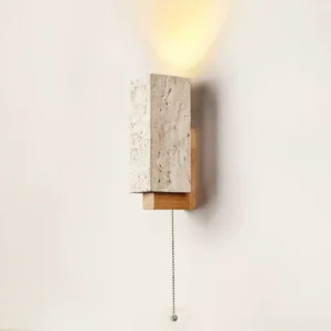 New Wabi Sabi Home Decor Atmosphere Wall Light Cream Style Simple Living Room Bedroom Bedside Table Corridor LED Wall Lamps SSM-2263 image 1