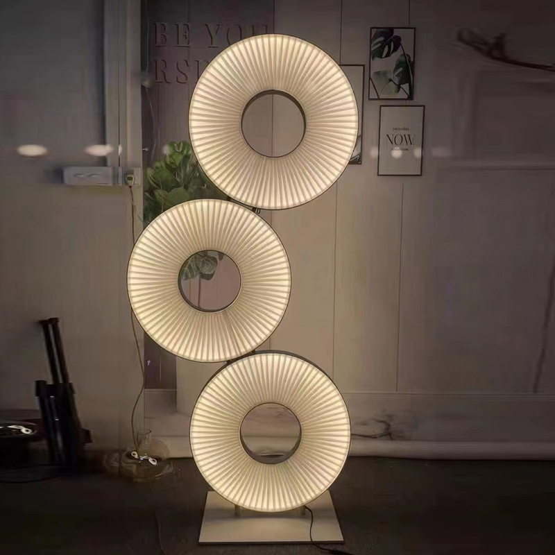 Best Selling Large White Iron Floor Lamps Modern Elegance LED Lighting for Luxury Home Hotel Villa Interiors for Living Rooms