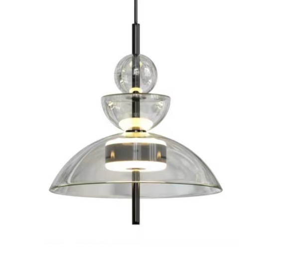 Contemporary gold black hanging dining table lamp modern pendant lights chandelier