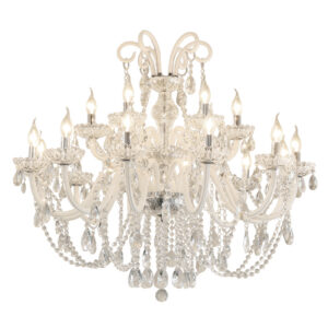 European crystal chandelier modern simple home living room decoration chandelier transparent crystal luster shopping pendant lam SSM-9141 image 1
