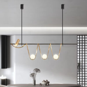 Nordic Designer LED Pendant Lights Modern Creative Restaurant Chandeliers Dining Room Home Ceiling Fixtures Switch Control AC SSM-8126 image 1
