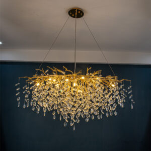 Russia style luxury huge modern residential crystal chandeliers lighting SSM-6048 image 1