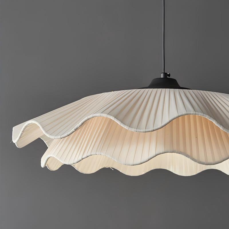 Modern Japanese Style Minimalist Pendant Lights Resin Straw Hat Hemp Rope Small Iron for Home Living Room Study Easy Hanging