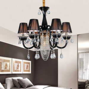 Luxurious Crystal Pendant Lamp European Style Candle Lamp Art Living Room Restaurant Bedroom Villa Chandelier SSMM-9111 image 1