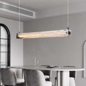 Frosted Glass Chandelier Luxury Quicksand Glass Lampshade Suitable for Bar Dining Living Room Hotel SSM-3026 image 1