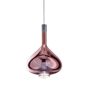 Modern simple single glass chandelier Nordic restaurant cafe creative chandelier SSM-3223 image 1