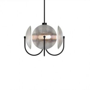 Nordic Simple Creative Chandelier Art Living Room Restaurant Exhibition Room Hotel Bedside Light Luxury Simple Glass Chandelier SSM-9818 image 1