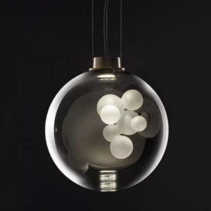 glass Bubble Ball chandelier lighting dinging room bar Modern Simple Small Pendant light SSM-3309-01 image 1