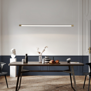 NL Modern Office Led Pendant Light Living Room Indoor Home Led Chandeliers Linear Lighting Fixture Led Pendant Light SSM-3048 image 1