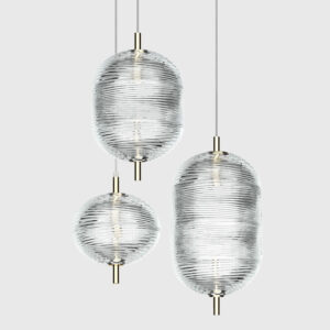 Northern Indoor Europe Modern Kitchen Chandelier Glass Hand Blown Pendant Lights LED Hanging Lamp SSM-3629 image 1