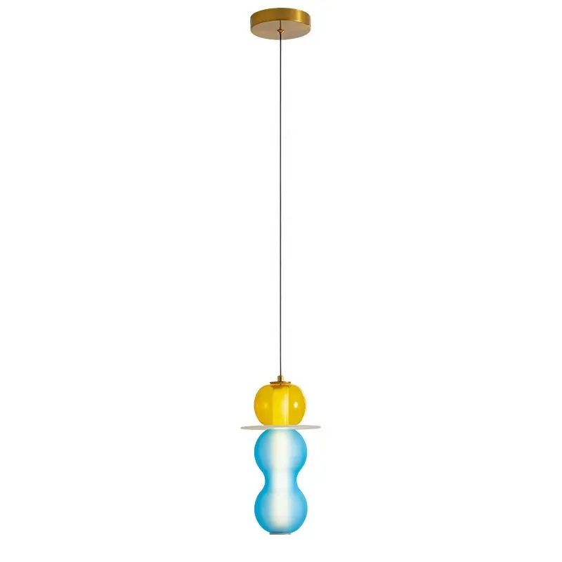 Raindrop Modern Ceiling Chandelier Lighting Hanging Pendant Lamp Dining Room Designer LED Blown Glass Hot Sell Indoor