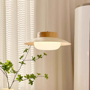 Boyid Modern Chandelier Japanese Wooden Pendant Light Decorative Indoor Hanging Pendant Light SSM-8020 image 1