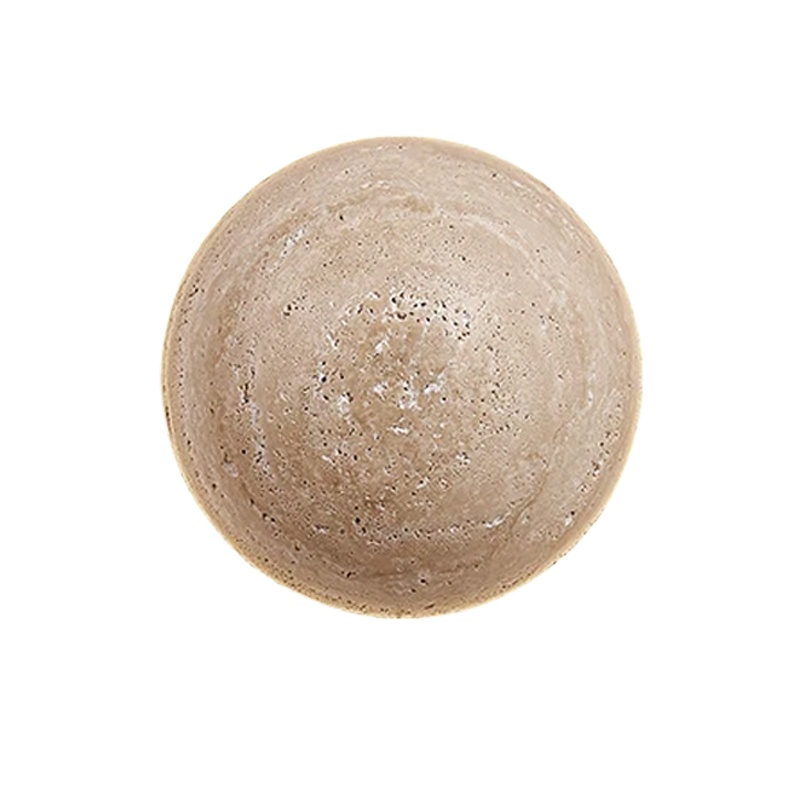 Nordic Wabi Sabi Bedside Wall Lamp Semi Circular Led 10W Natural Yellow Cave Stone Decor Light Hotel Corridor Travertine Sconce