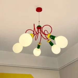 Full Spectrum Eye Protection Children s Room Chandelier Living Room Boy Bedroom Light Designer Memphis Personalized Creative Lam SSM-8013 image 1