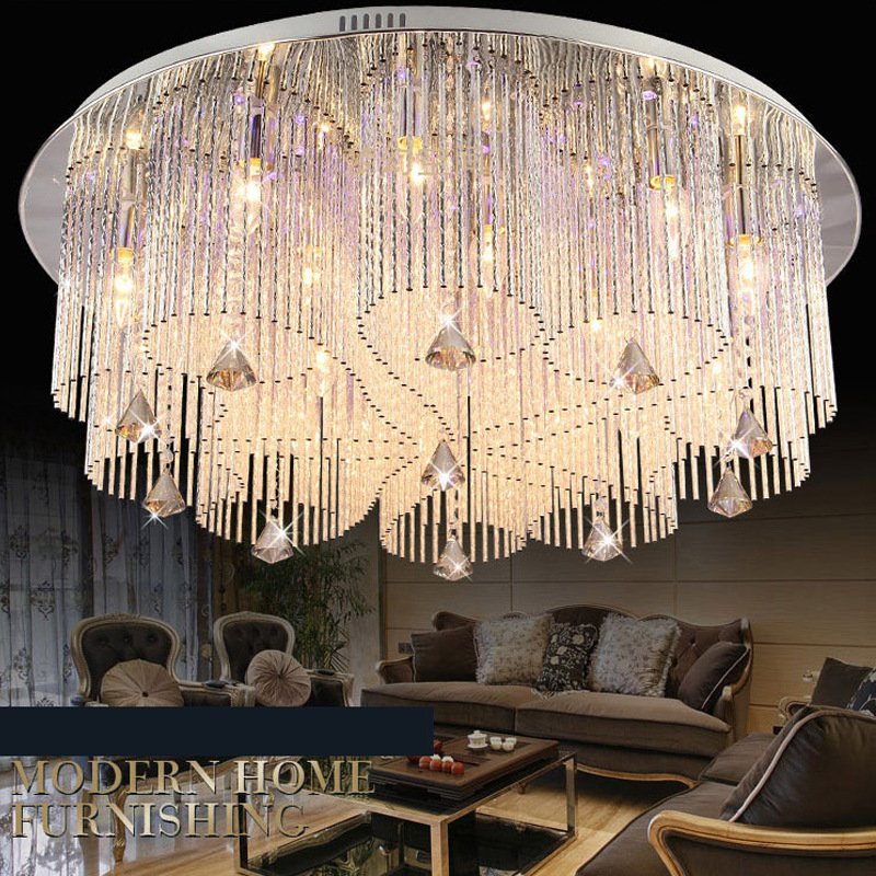 Crystal Fixture Wedding Indoor Decorative Hotel Hall Bedroom Living Room Raindrop Crystal Chandelier Ceiling Light for Sale