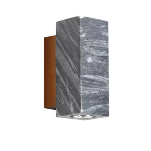 Natural Grey Marble Texture Stone Decor Wall Lamp Down for Home Hotel Restaurant Bedside Corridor SSM-2218 image 1