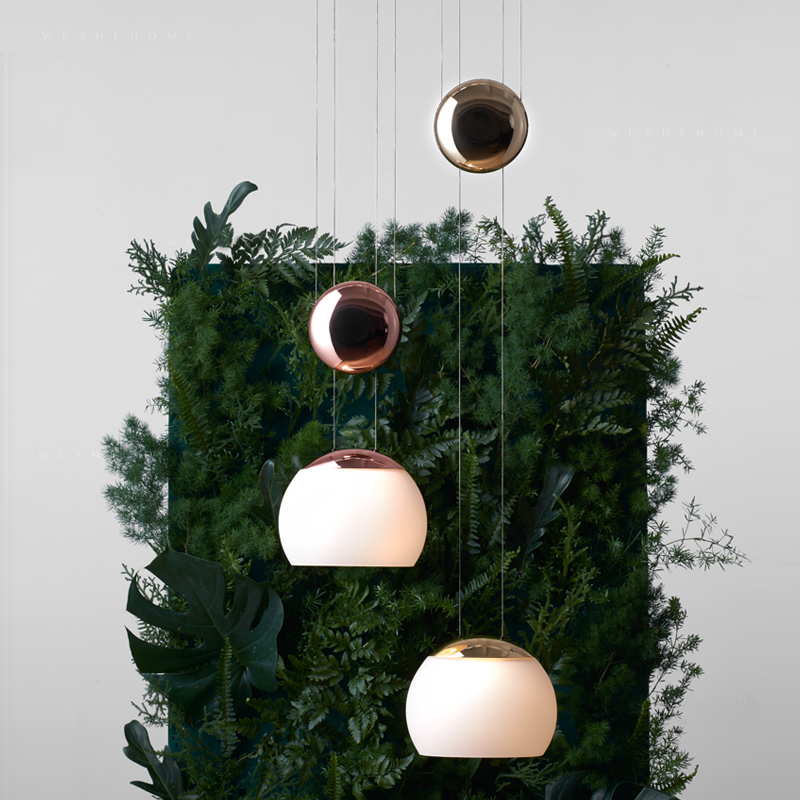 Modern LED Chandelier for Living Dining Bedroom Glass Ceiling Lighting with Free Height Adjustment Small Hanging Installation