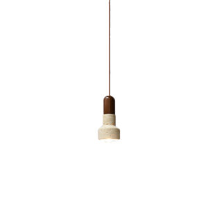 Travertine Modern for Kitchen Bedroom Bedside bar Hanging Lamp Decorative Yellow Cave Stone Chandelier Decorative Lighting SSM-2066 image 1