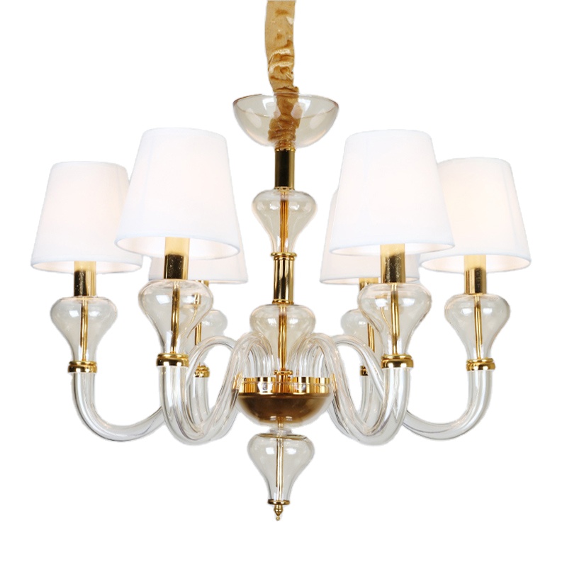 Modern luxury crystal chandelier project hotel lobby ceiling chandelier villa living room lighting luster crystal pendant lamp