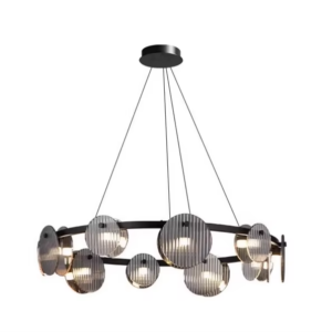 Italian Modern Nordic Crystal Chandelier Simple Minimalist Design High Class Glass Lamp Lighting for Living Room Bedroom SSM-8119 image 1