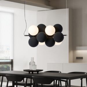 High Quality 2024 New Design Lamp Unique Turkish PE Plastic Style Lava Pendant Lamp Middle and High End Private Custom SSM-8087 image 1