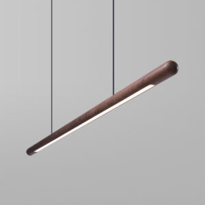 Minimalist Dining Room Wood Pendant Lights Modern LED Long Living Room Bar Nordic Office Hanging Lamp SSM-0025-02 image 1