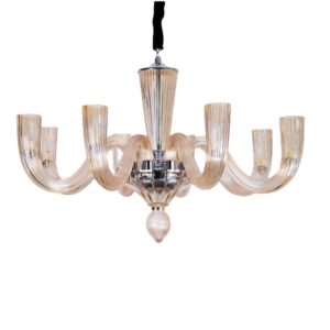 Nordic Light Luxury Chandelier Modern Simple Living Room Design Creative Master Bedroom Glass High Quality Pendant Lamp SSM-9124 image 1