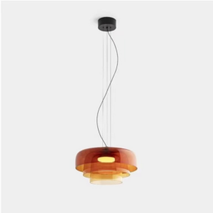 Postmodern minimalist restaurant lamp glass lampshade creative dressing room bedroom bedside lamp glass lampshade SSM-4026 image 1