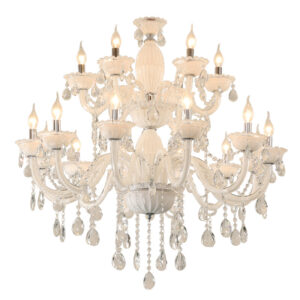 Simple indoor crystal chandelier living room large pendant light bedroom dining room atmospheric decorative lighting SSM-9143 image 1