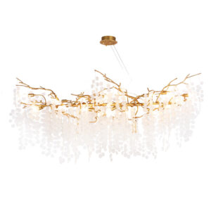 Post Modern Copper Tree Branch Chandelier Hanging Pendant lighting For Dining Room SSM-6037 image 1