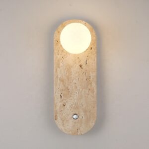 Yellow Hole Stone Mounted Indoor Led Wall Light Mounted Indoor for Bedside Background Living Room Hotel Corridor SSM-2036-07 image 1